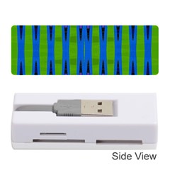 Blue Green Geometric Memory Card Reader (stick) 