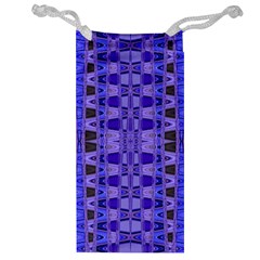 Blue Black Geometric Pattern Jewelry Bags