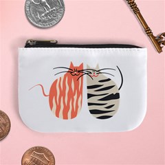 Two Lovely Cats   Mini Coin Purses by TastefulDesigns