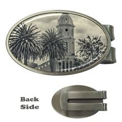 San Luis Church Otavalo Ecuador Money Clips (oval)  by dflcprints