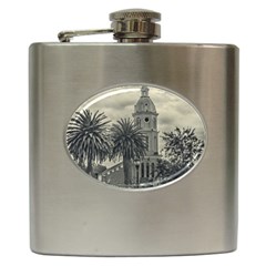 San Luis Church Otavalo Ecuador Hip Flask (6 Oz) by dflcprints