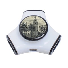 San Luis Church Otavalo Ecuador 3-port Usb Hub by dflcprints