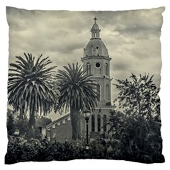 San Luis Church Otavalo Ecuador Large Cushion Case (two Sides) by dflcprints