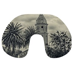 San Luis Church Otavalo Ecuador Travel Neck Pillows by dflcprints