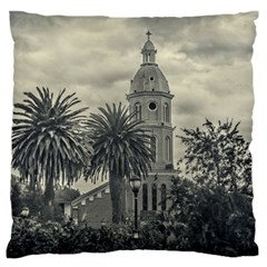 San Luis Church Otavalo Ecuador Large Flano Cushion Case (two Sides)