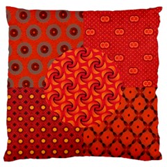 Throwback African Collage Print Standard Flano Cushion Case (two Sides)