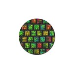 Colorful buttons               			Golf Ball Marker (4 pack) Front