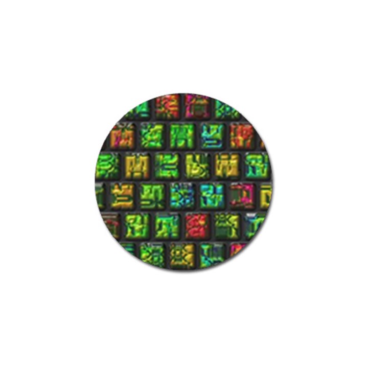 Colorful buttons               			Golf Ball Marker (4 pack)