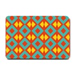 Blue rhombus pattern                			Small Doormat 24 x16  Door Mat