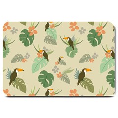 Tropical Garden Pattern Large Doormat 