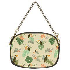 Tropical Garden Pattern Chain Purses (one Side) 