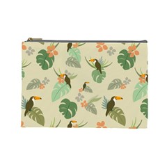 Tropical Garden Pattern Cosmetic Bag (large) 