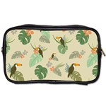 Tropical Garden Pattern Toiletries Bags 2-Side Front