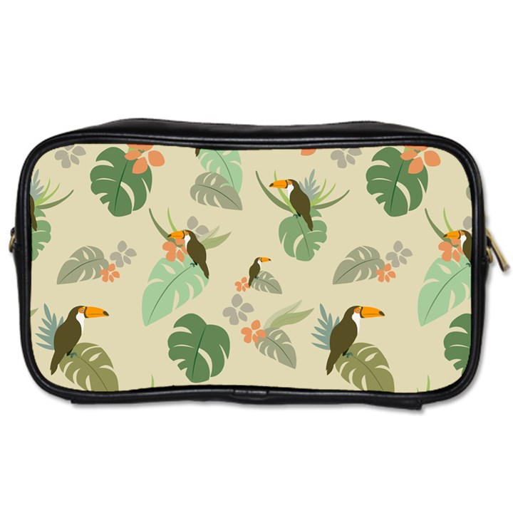 Tropical Garden Pattern Toiletries Bags 2-Side