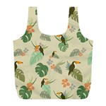 Tropical Garden Pattern Full Print Recycle Bags (L)  Front