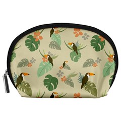 Tropical Garden Pattern Accessory Pouches (large) 