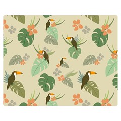 Tropical Garden Pattern Double Sided Flano Blanket (medium) 