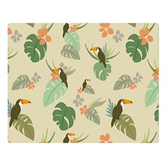 Tropical Garden Pattern Double Sided Flano Blanket (large) 