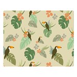 Tropical Garden Pattern Double Sided Flano Blanket (Large)  80 x60  Blanket Front