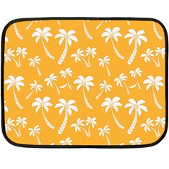 Summer Palm Tree Pattern Double Sided Fleece Blanket (mini) 