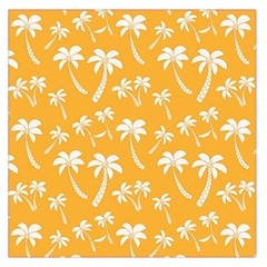 Summer Palm Tree Pattern Large Satin Scarf (square)