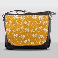 Summer Palm Tree Pattern Messenger Bags by TastefulDesigns