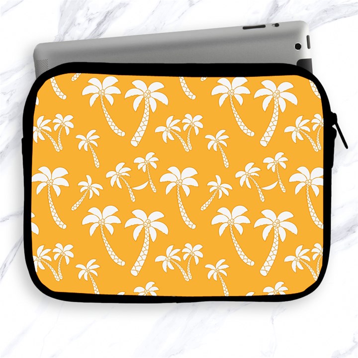 Summer Palm Tree Pattern Apple iPad 2/3/4 Zipper Cases