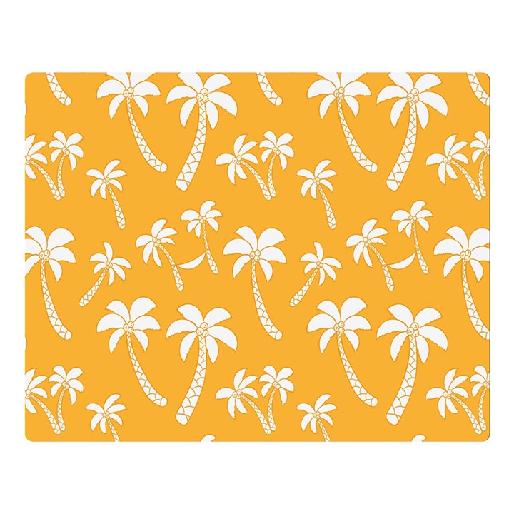 Summer Palm Tree Pattern Double Sided Flano Blanket (Large) 