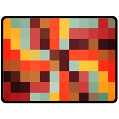 Tiled Colorful Background Fleece Blanket (large) 