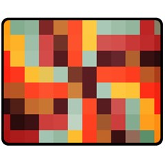 Tiled Colorful Background Fleece Blanket (medium) 