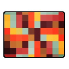 Tiled Colorful Background Fleece Blanket (small)