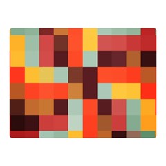 Tiled Colorful Background Double Sided Flano Blanket (mini) 