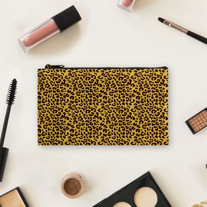 Animal Texture Skin Background Cosmetic Bag (Small) 