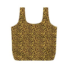 Animal Texture Skin Background Full Print Recycle Bags (m) 