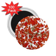 Vivid Floral Collage 2 25  Magnets (100 Pack)  by dflcprints