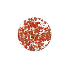 Vivid Floral Collage Golf Ball Marker (4 Pack) by dflcprints