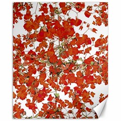 Vivid Floral Collage Canvas 16  X 20   by dflcprints