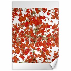 Vivid Floral Collage Canvas 20  X 30   by dflcprints