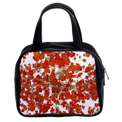 Vivid Floral Collage Classic Handbags (2 Sides) by dflcprints