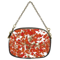 Vivid Floral Collage Chain Purses (two Sides)  by dflcprints