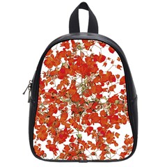 Vivid Floral Collage School Bags (small)  by dflcprints