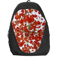 Vivid Floral Collage Backpack Bag