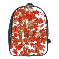 Vivid Floral Collage School Bags (xl)  by dflcprints