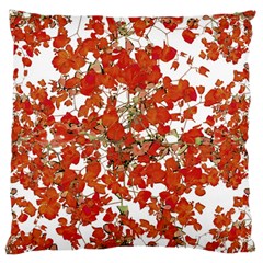 Vivid Floral Collage Standard Flano Cushion Case (one Side)