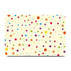 Colorful Dots Pattern Plate Mats by TastefulDesigns