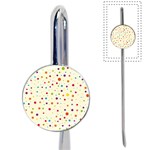 Colorful Dots Pattern Book Mark Front