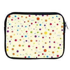 Colorful Dots Pattern Apple Ipad 2/3/4 Zipper Cases by TastefulDesigns