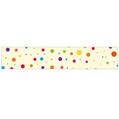 Colorful Dots Pattern Flano Scarf (large) 