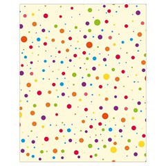 Colorful Dots Pattern Drawstring Bag (small)