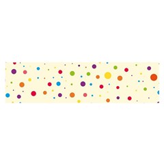 Colorful Dots Pattern Satin Scarf (oblong) by TastefulDesigns